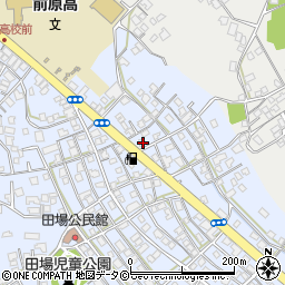 沖縄県うるま市田場117-3周辺の地図