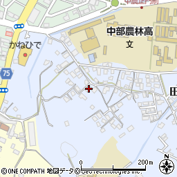 沖縄県うるま市田場1528周辺の地図