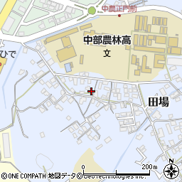 沖縄県うるま市田場1574周辺の地図