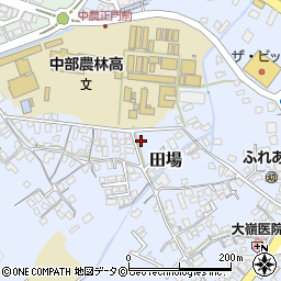 沖縄県うるま市田場1680周辺の地図