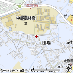 沖縄県うるま市田場1653周辺の地図