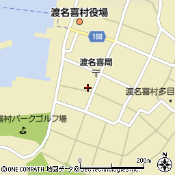 沖縄県島尻郡渡名喜村1992周辺の地図