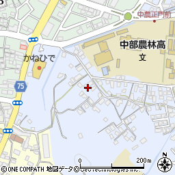 沖縄県うるま市田場1521周辺の地図