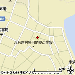 沖縄県島尻郡渡名喜村1880周辺の地図