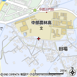 沖縄県うるま市田場1604周辺の地図