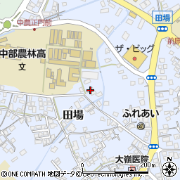 沖縄県うるま市田場1720-1周辺の地図