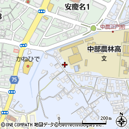 沖縄県うるま市田場1555周辺の地図