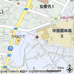 沖縄県うるま市田場1556周辺の地図