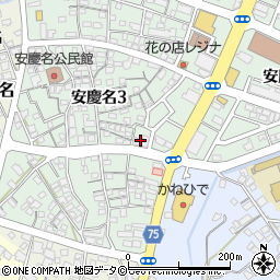 サニーマンション安慶名周辺の地図