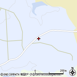久米島地鶏牧場周辺の地図