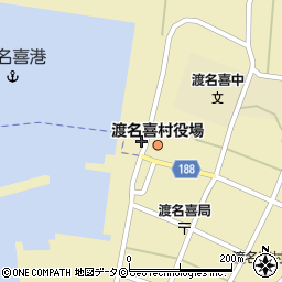 沖縄県島尻郡渡名喜村西周辺の地図