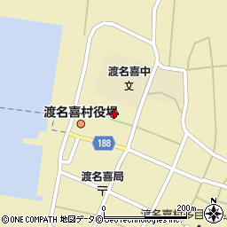 沖縄県島尻郡渡名喜村1858周辺の地図