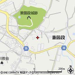 沖縄県うるま市兼箇段周辺の地図