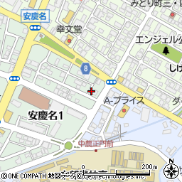 安慶名郵便局周辺の地図