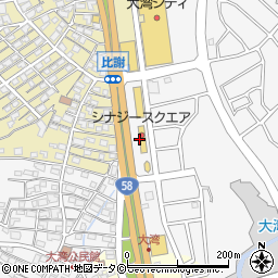 焼肉 五苑 読谷店周辺の地図