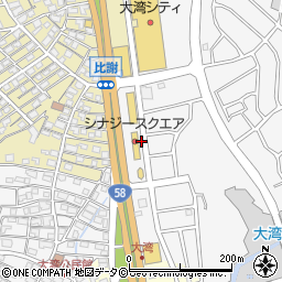 ステーキハウス88Jr. 読谷店周辺の地図