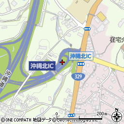 沖縄北IC(高速)周辺の地図