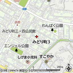 沖縄県うるま市みどり町3丁目周辺の地図