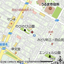 沖縄県うるま市みどり町4丁目周辺の地図