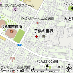 日本習字みどり書道教室周辺の地図