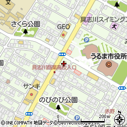 ファミリーマートうるま市役所前店周辺の地図