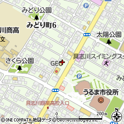 マクドナルド安慶名店周辺の地図