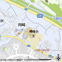 うるま市立川崎小学校周辺の地図
