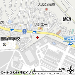 楚辺東公園周辺の地図