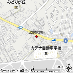 比嘉家具店周辺の地図