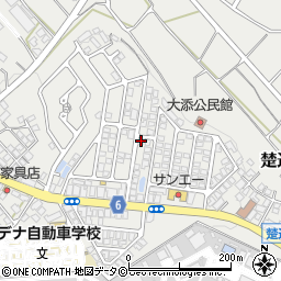 琉球人形学院周辺の地図
