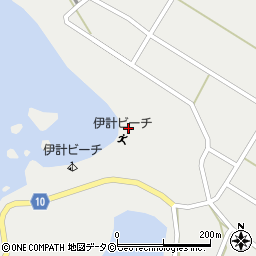 伊計ビーチ周辺の地図