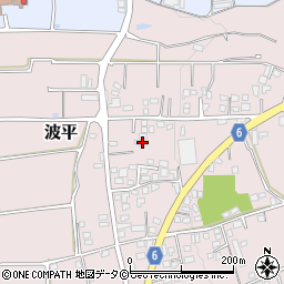 沖縄県中頭郡読谷村波平1638-7周辺の地図