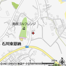 沖縄県うるま市石川東恩納1584周辺の地図
