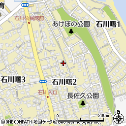 沖縄県うるま市石川曙周辺の地図