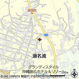 瀬名波公民館周辺の地図