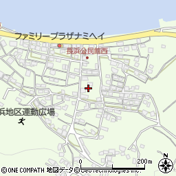 沖縄県中頭郡読谷村長浜84-3周辺の地図