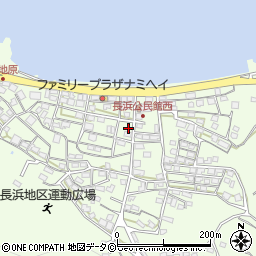 沖縄県中頭郡読谷村長浜176-2周辺の地図