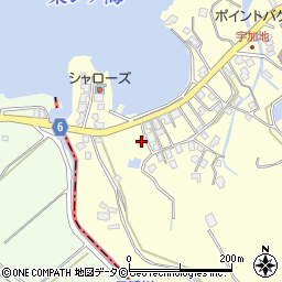 沖縄県国頭郡恩納村真栄田3392周辺の地図