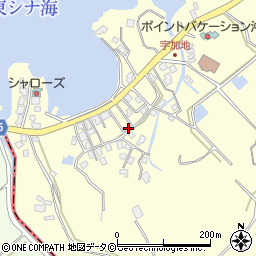 沖縄県国頭郡恩納村真栄田3354周辺の地図