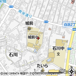 うるま市立城前小学校周辺の地図