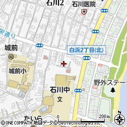 日本キリスト教団　石川教会周辺の地図