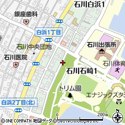 沖縄県うるま市石川白浜周辺の地図