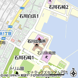 うるま市石川会館周辺の地図