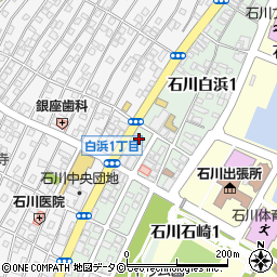 沖縄海邦銀行石川支店周辺の地図