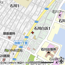 松屋うるま石川店周辺の地図