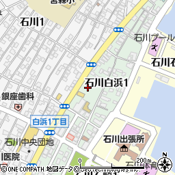 セブンイレブン石川白浜１丁目店周辺の地図