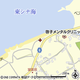 沖縄県国頭郡恩納村真栄田2490周辺の地図
