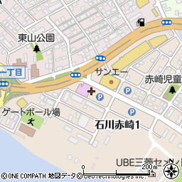 沖縄県うるま市石川赤崎1丁目7周辺の地図