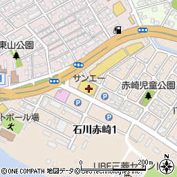 琉球銀行サンエー赤崎 ＡＴＭ周辺の地図