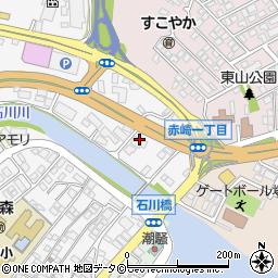ワークマンうるま石川店周辺の地図